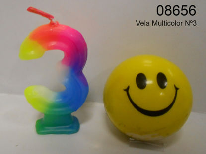 Imagen de VELA MULTICOLOR Nº3 7.24